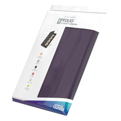 Ultimate Guard Zipfolio 320 16-Pocket Xenoskin - Purple Image 8