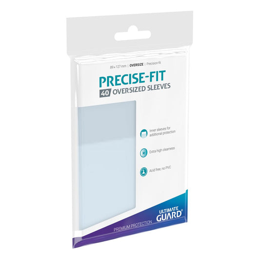 Ultimate Guard Precise-Fit Sleeves Oversized Transparent (40) Image 1