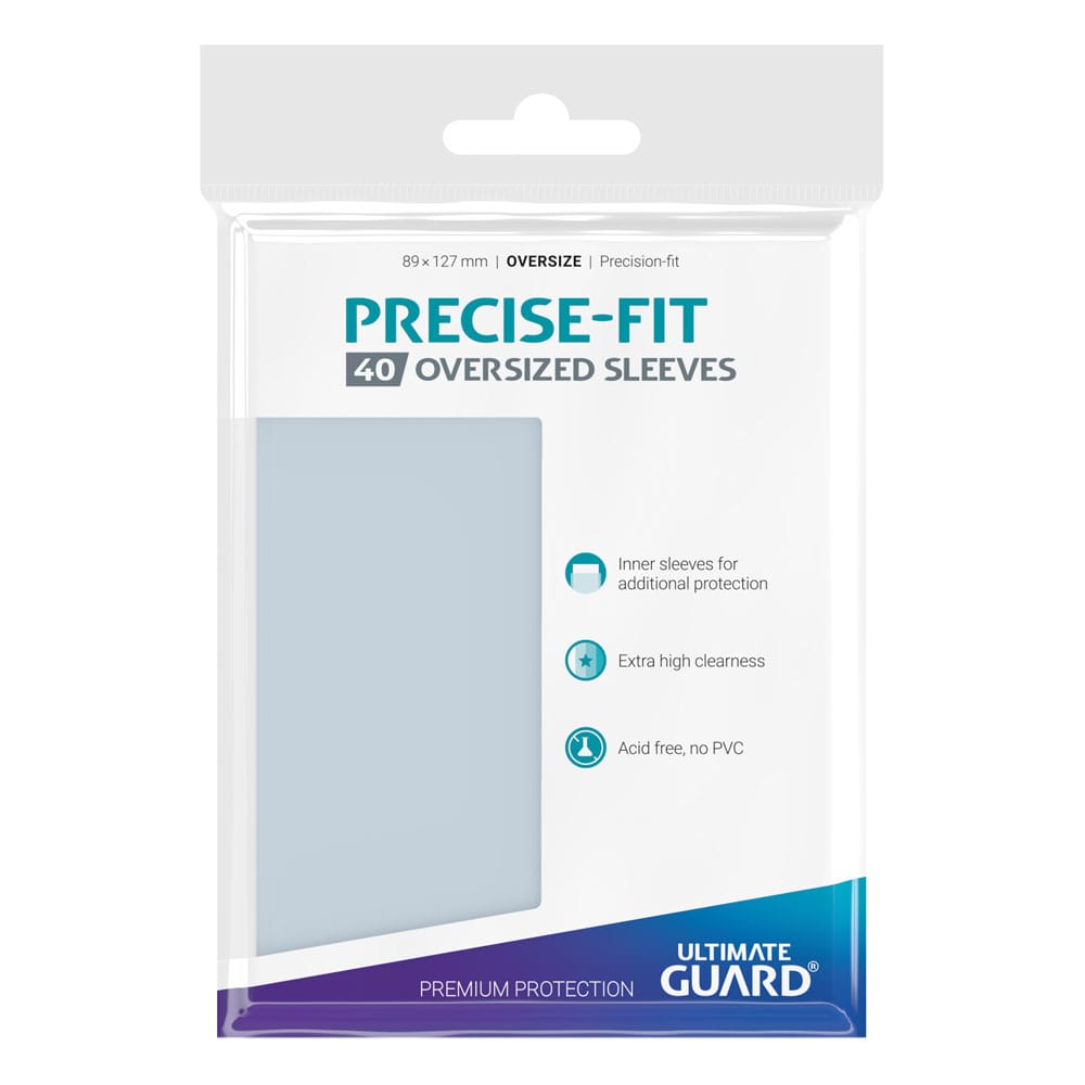 Ultimate Guard Precise-Fit Sleeves Oversized Transparent (40) Image 3
