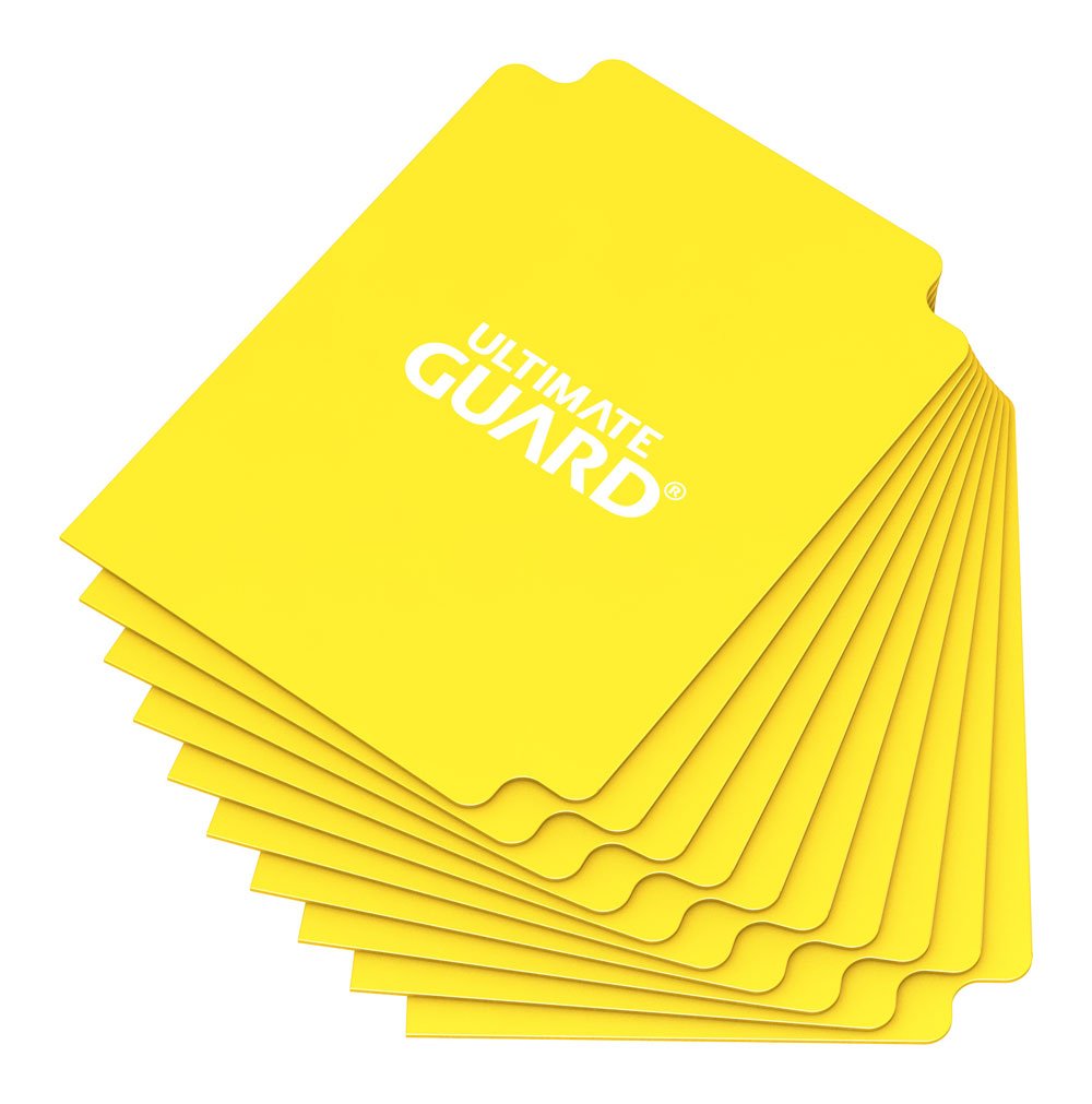 Ultimate Guard Card Dividers Standard Size (10) - Yellow Image 1
