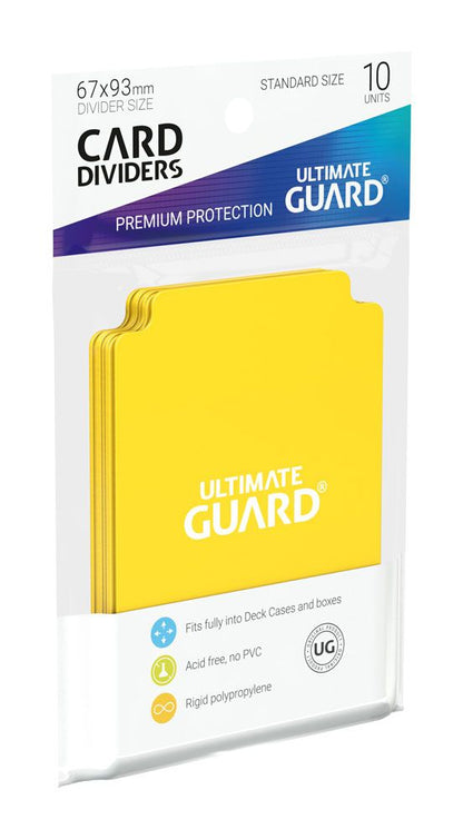 Ultimate Guard Card Dividers Standard Size (10) - Yellow Image 3