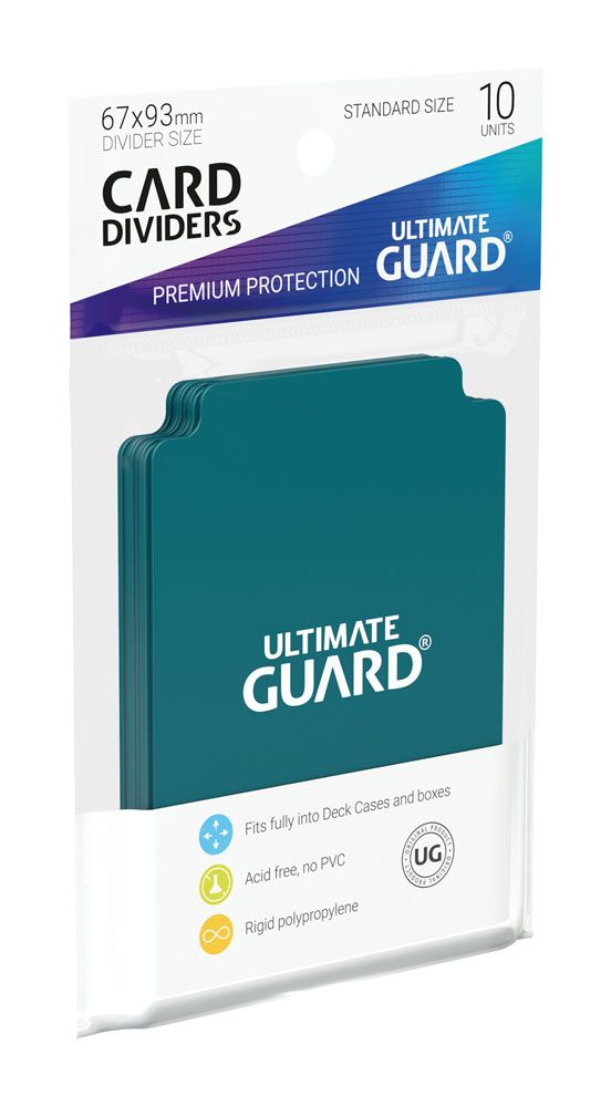 Ultimate Guard Card Dividers Standard Size (10) - Petrol Image 3