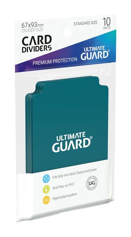Ultimate Guard Card Dividers Standard Size (10) - Petrol Image 3