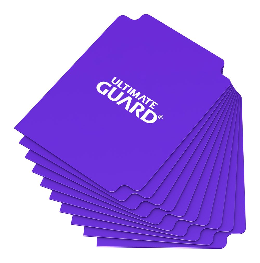 Ultimate Guard Card Dividers Standard Size (10) - Purple Image 1