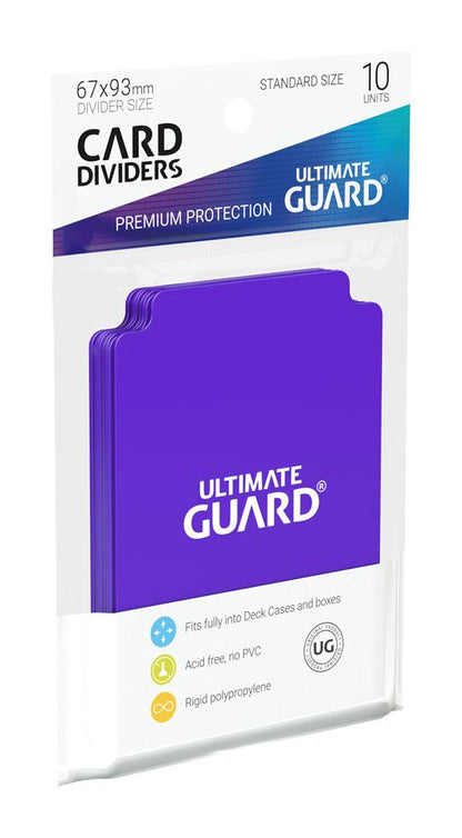 Ultimate Guard Card Dividers Standard Size (10) - Purple Image 3