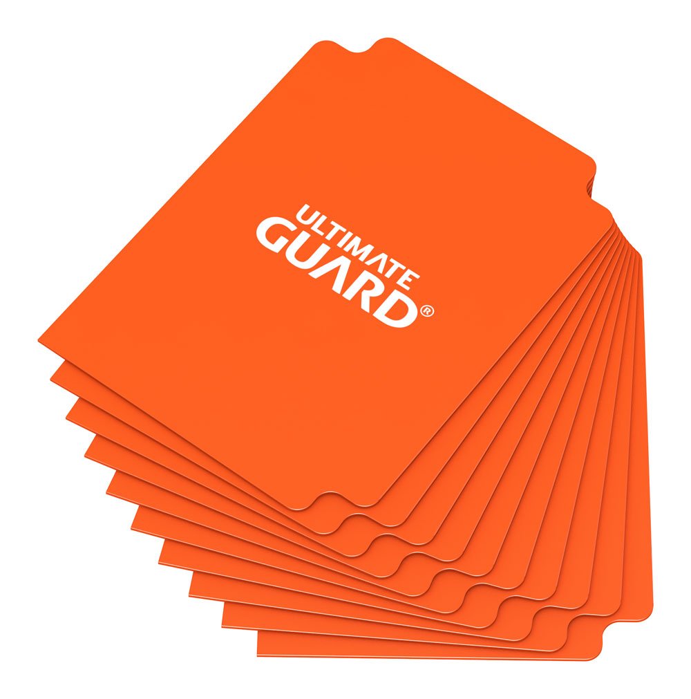 Ultimate Guard Card Dividers Standard Size (10) - Orange Image 1