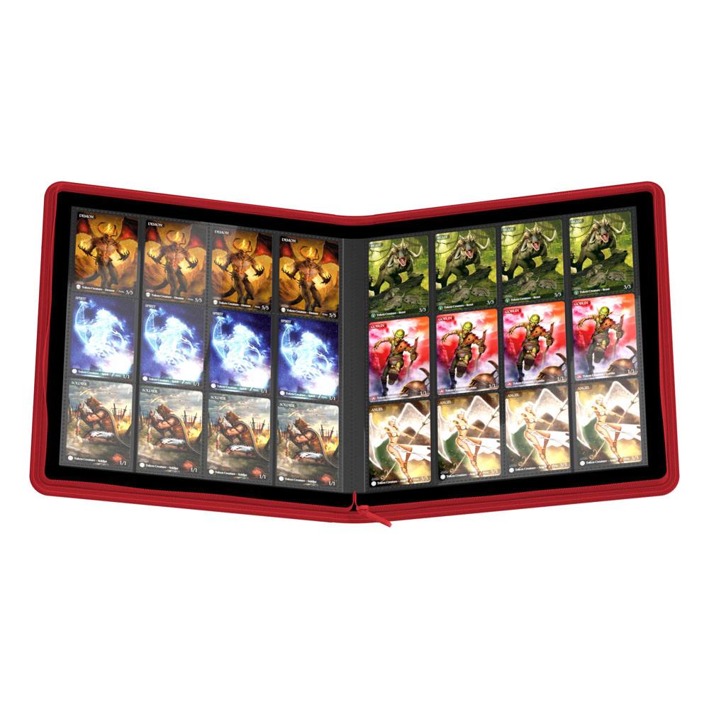 Ultimate Guard Zipfolio 480 - 24-Pocket XenoSkin (Quadrow) - Rot Image 7