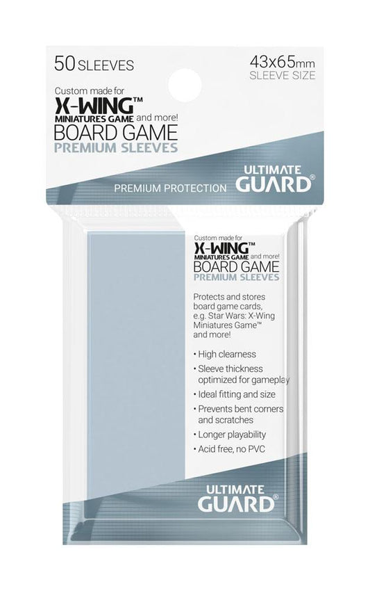 Ultimate Guard Board Game Sleeves (50) - X-Wing Miniatures Game Image 1