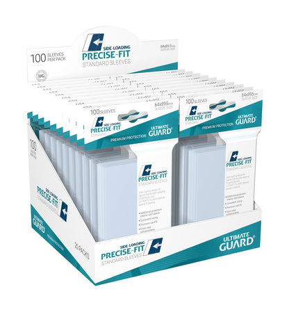 Ultimate Guard Precise-Fit Sleeves Standard Size (100) - Side-Loading Image 4
