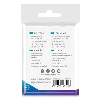 Ultimate Guard Precise-Fit Sleeves Japanese Size (100) - Side-Loading Image 4
