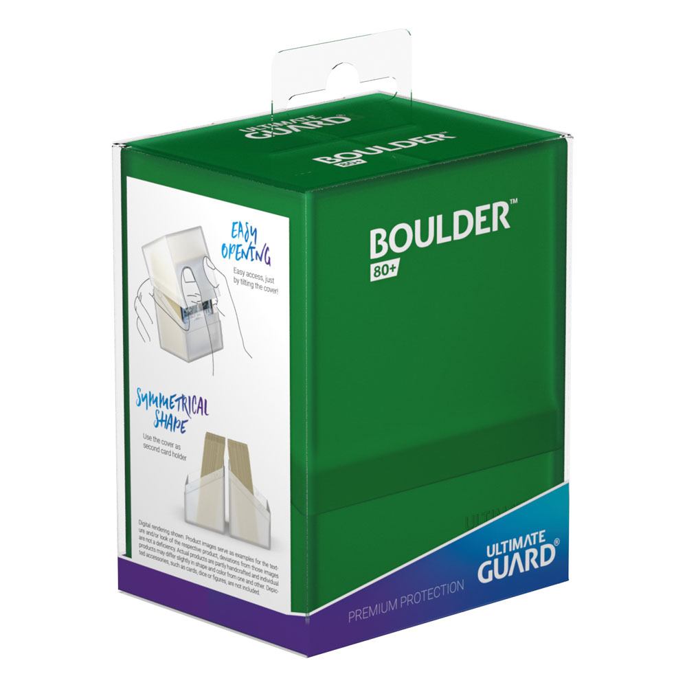 Ultimate Guard Boulder Deck Case 80+ Standardgröße Emerald Image 7
