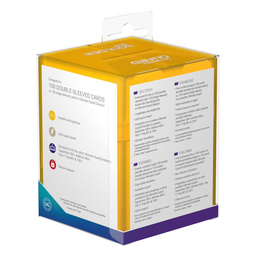 Ultimate Guard Boulder Deck Case 100+ Standardgröße Bernstein Image 8