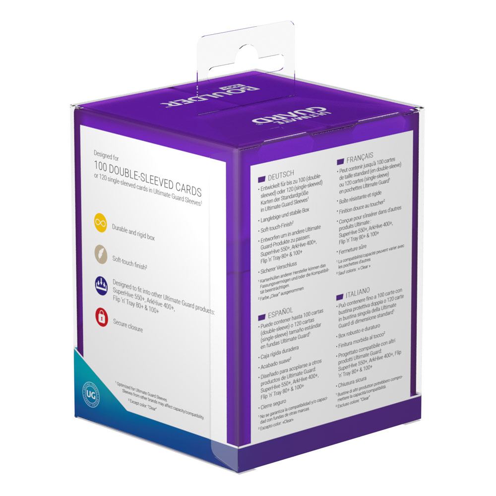 Ultimate Guard Boulder Deck Case 100+ Standardgröße Amethyst Image 8