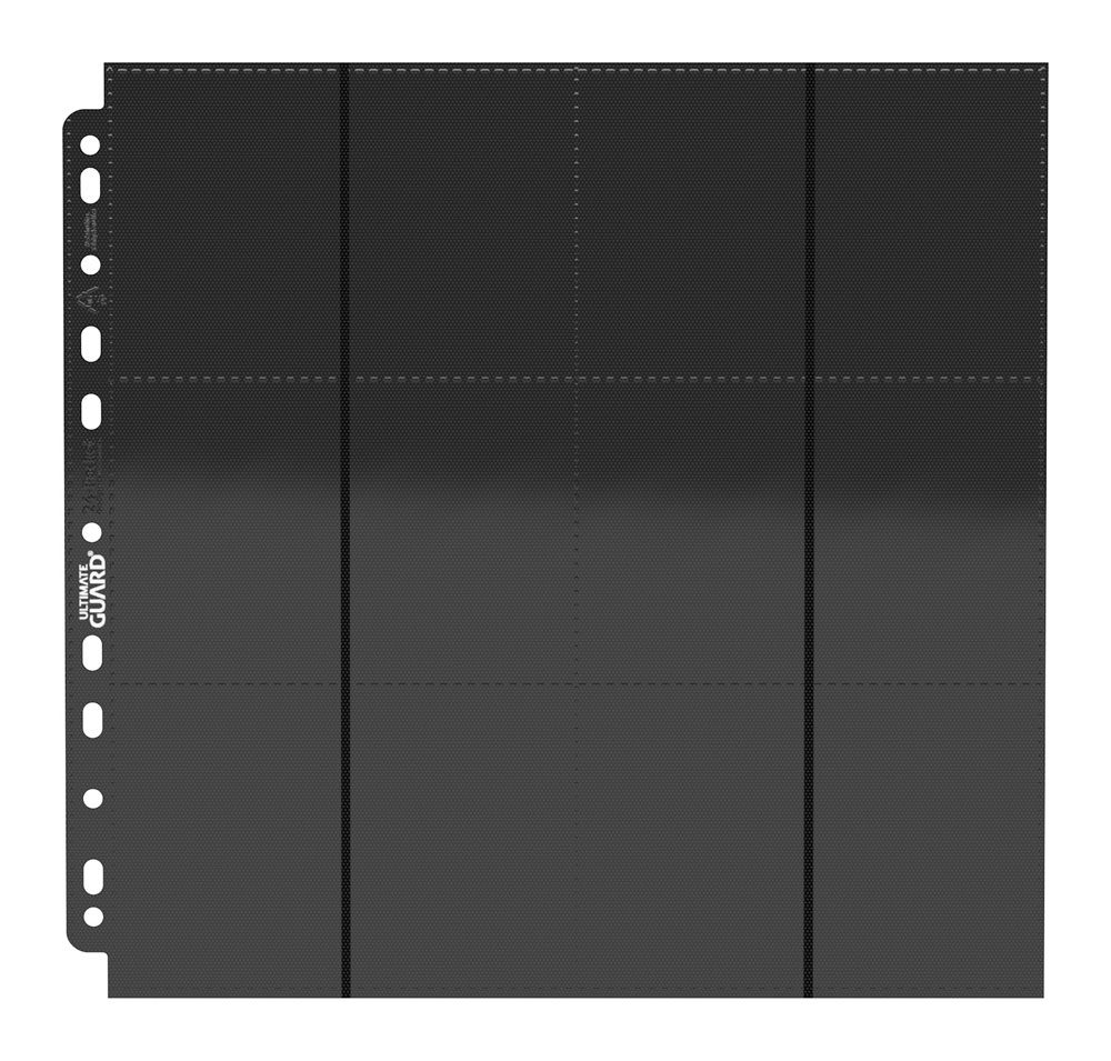 Ultimate Guard 24-Pocket QuadRow Pages Side-Loading (10) - Black Image 5