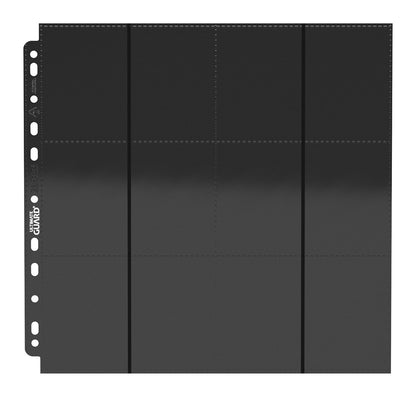 Ultimate Guard 24-Pocket QuadRow Pages Side-Loading (10) - Black Image 5