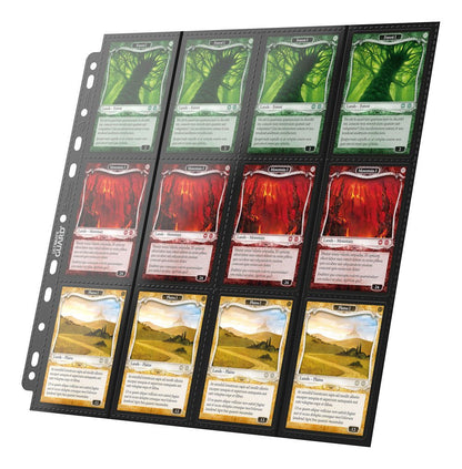 Ultimate Guard 24-Pocket QuadRow Pages Side-Loading (10) - Black Image 6