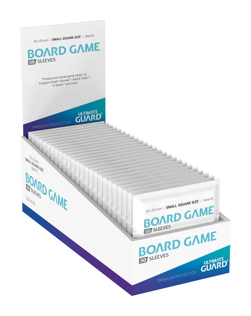 Ultimate Guard Premium Sleeves für Brettspielkarten Quadratisch Klein (50) Image 5