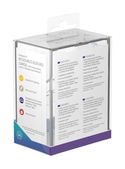 Ultimate Guard Boulder Deck Case 60+ Standardgröße Transparent Image 8