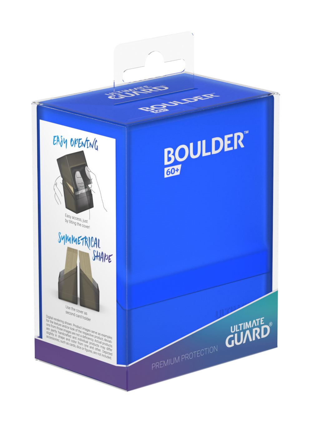 Ultimate Guard Boulder Deck Case 60+ Standardgröße Sapphire Image 7