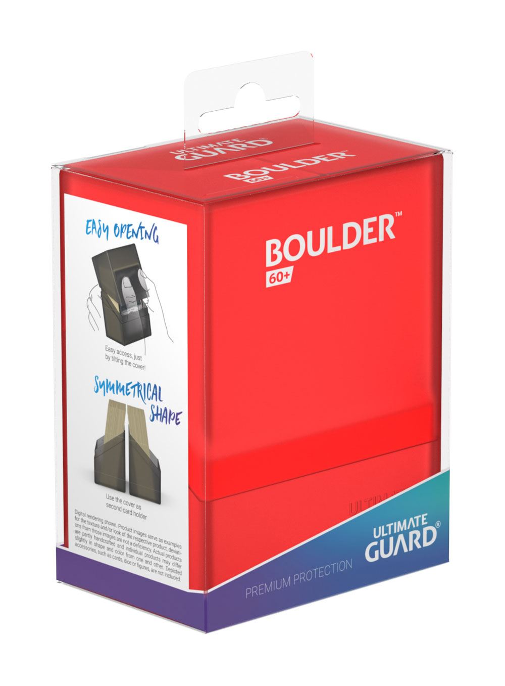 Ultimate Guard Boulder 60+ - Ruby Image 7