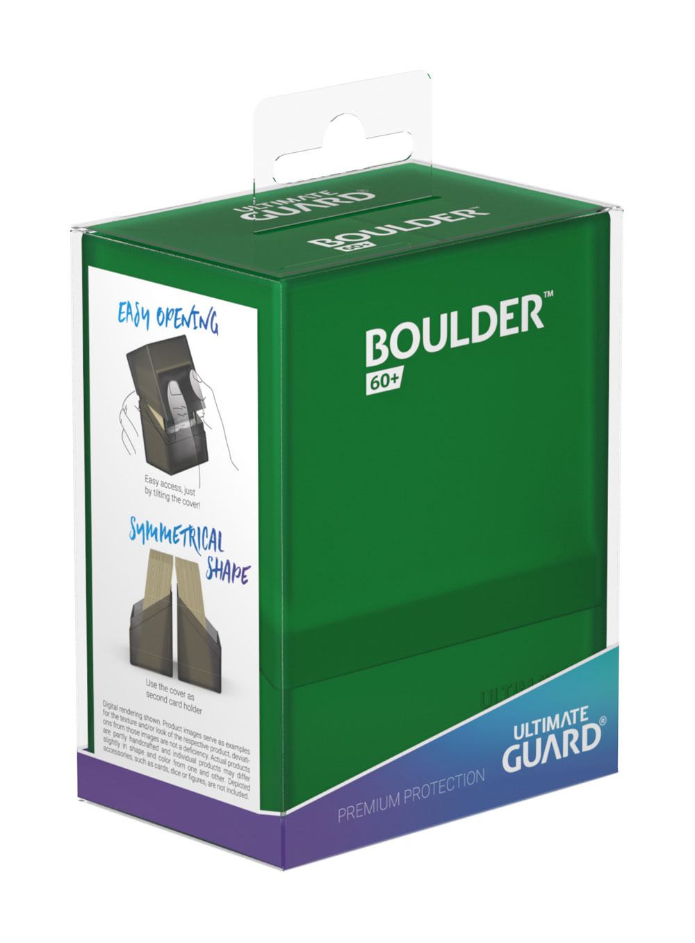 Ultimate Guard Boulder Deck Case 60+ Standardgröße Emerald Image 7