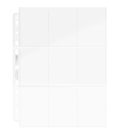 Ultimate Guard 9-Pocket Pages Top-Loading (100) - Transparent Image 3
