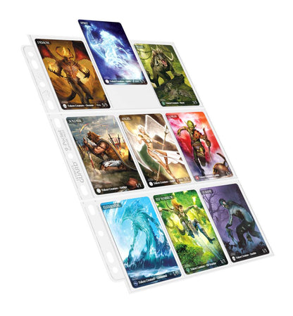 Ultimate Guard 9-Pocket Pages Top-Loading (100) - Transparent Image 5