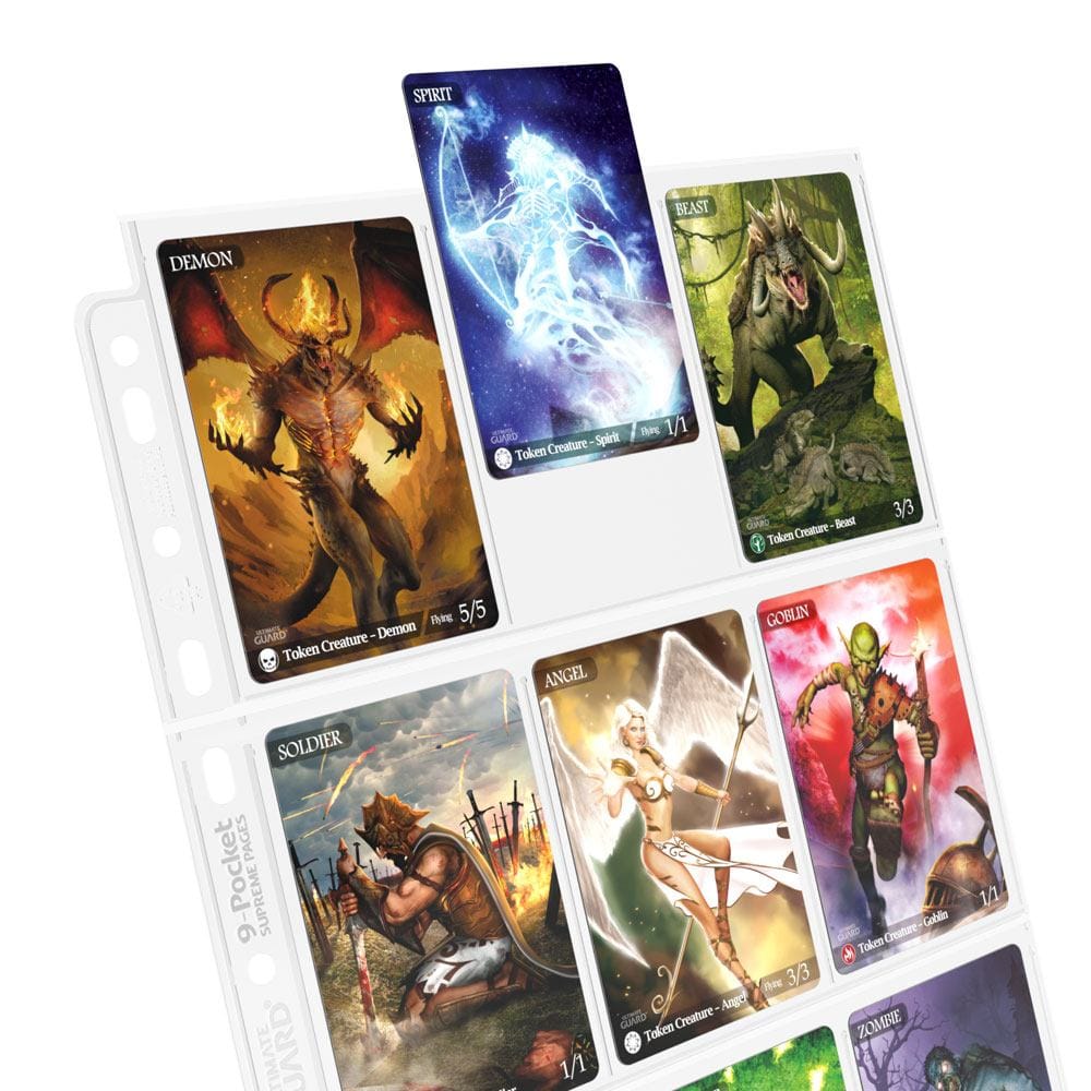 Ultimate Guard 9-Pocket Pages Top-Loading (100) - Transparent Image 6