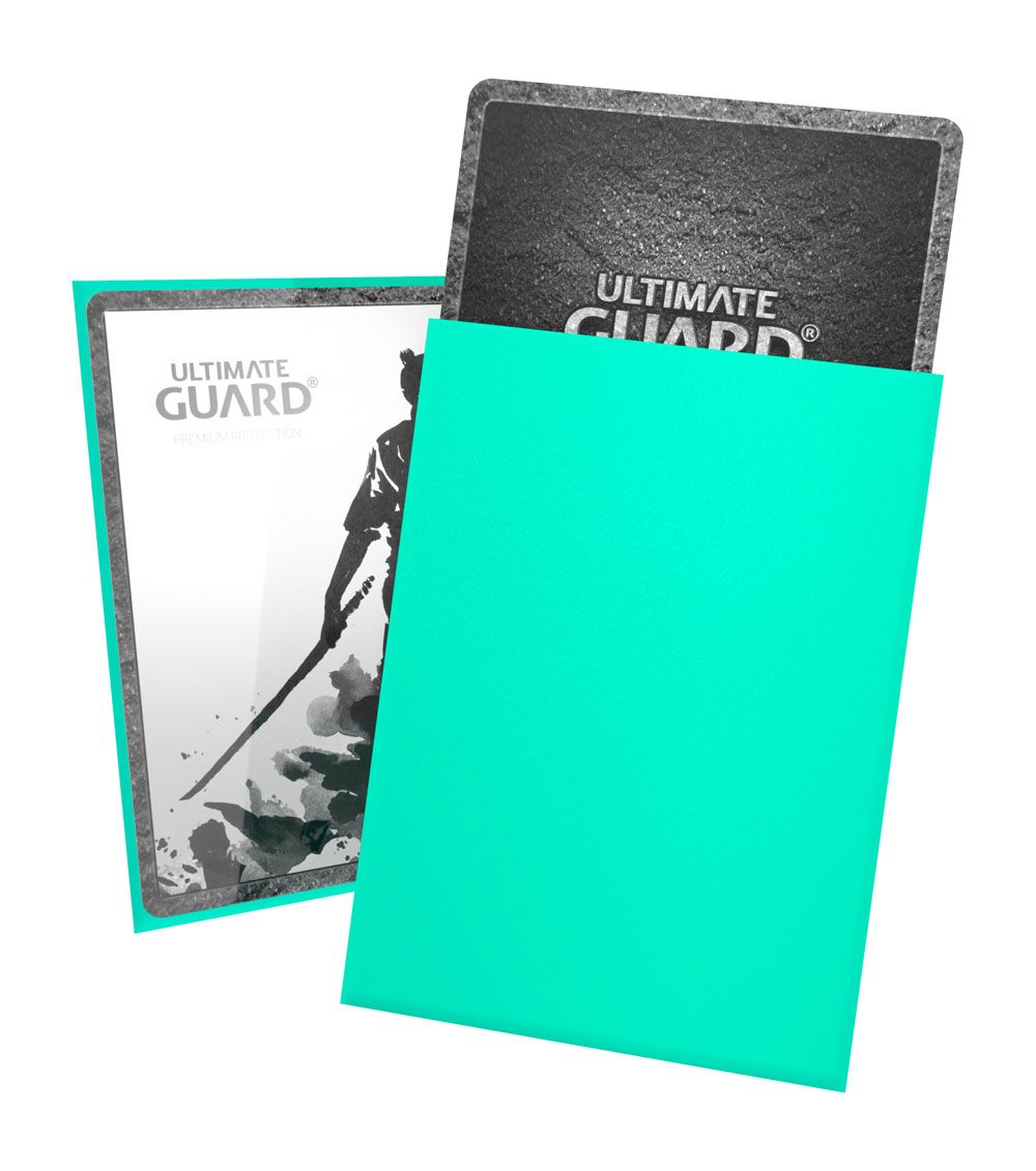 Ultimate Guard Katana Sleeves Standard Size (100) - Turquoise Image 3