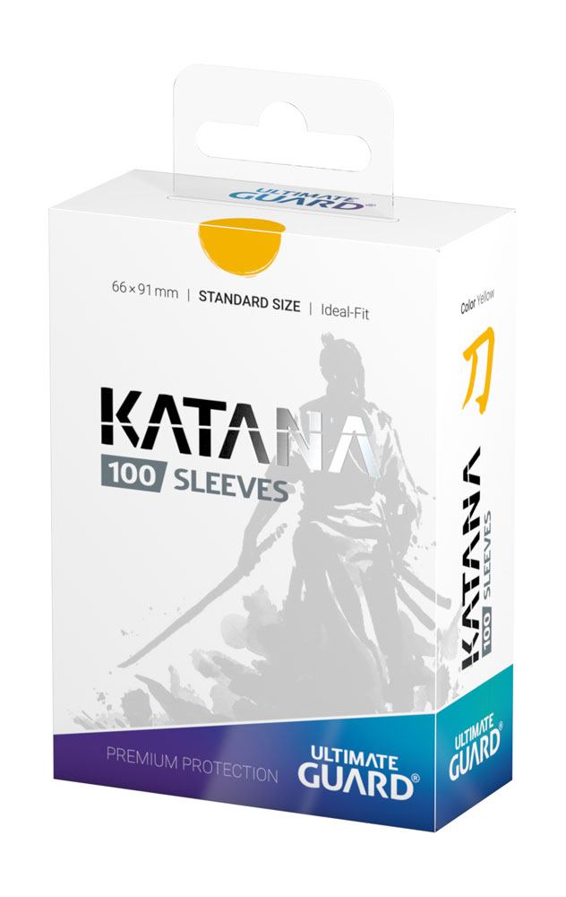 Ultimate Guard Katana Sleeves Standard Size (100) - Yellow Image 4