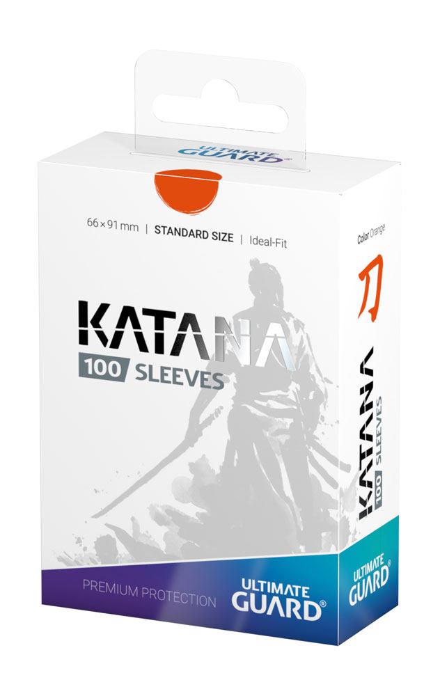 Ultimate Guard Katana Sleeves Standard Size (100) - Orange Image 4