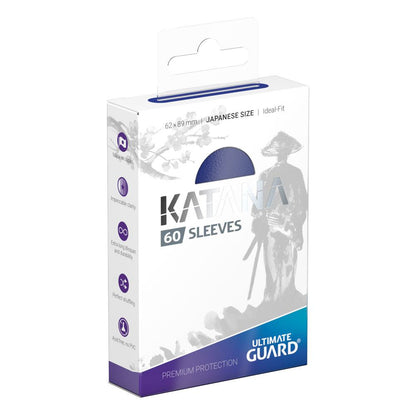 Ultimate Guard Katana Sleeves Japanese Size (60) - Blue Image 1