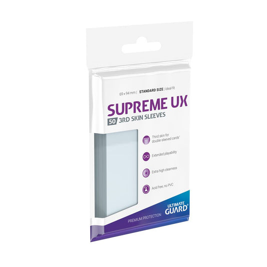 Ultimate Guard Supreme UX 3rd Skin Sleeves Standardgröße Transparent (50) Image 1