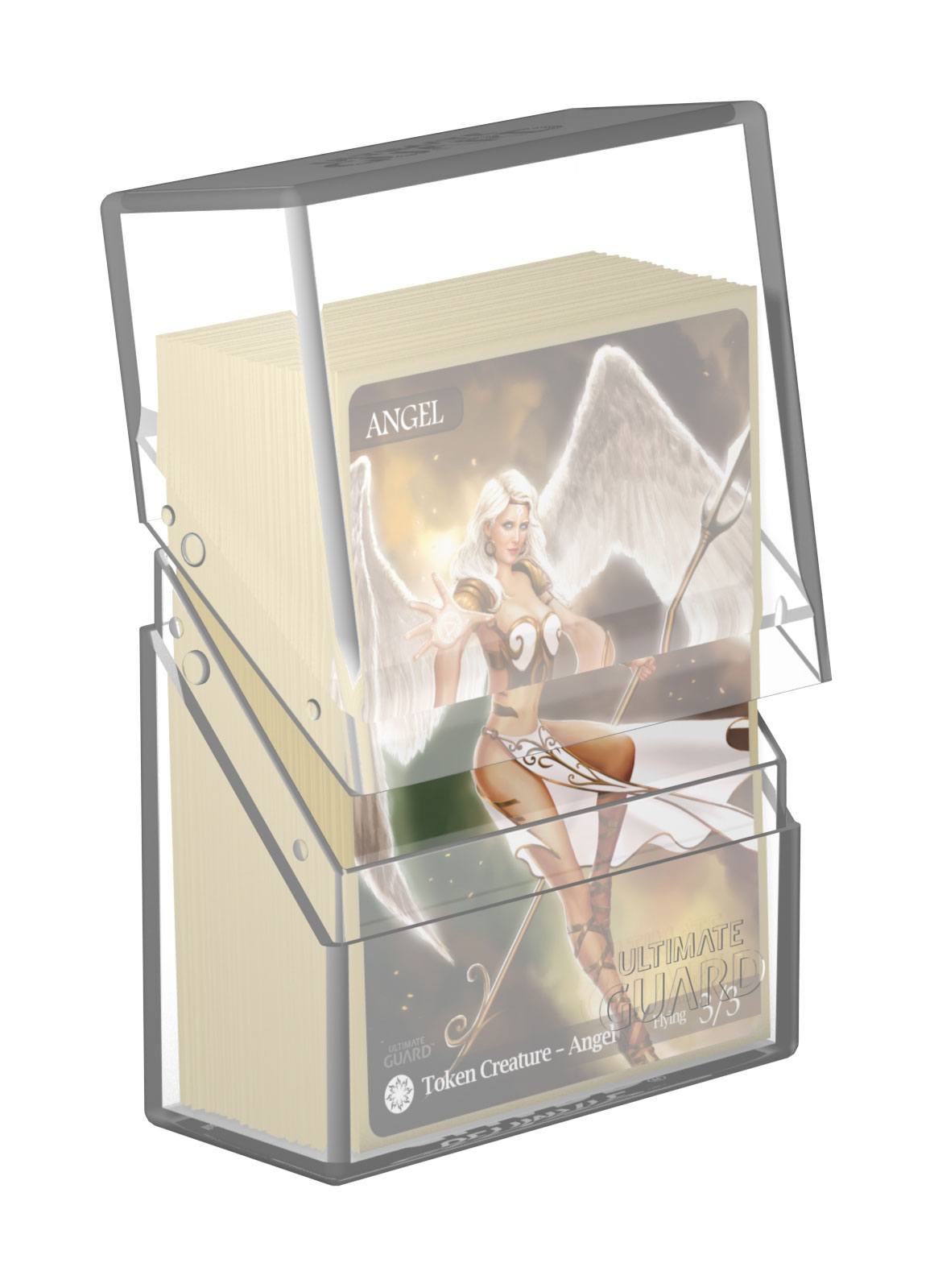 Ultimate Guard Boulder Deck Case 40+ Standardgröße Transparent Image 2