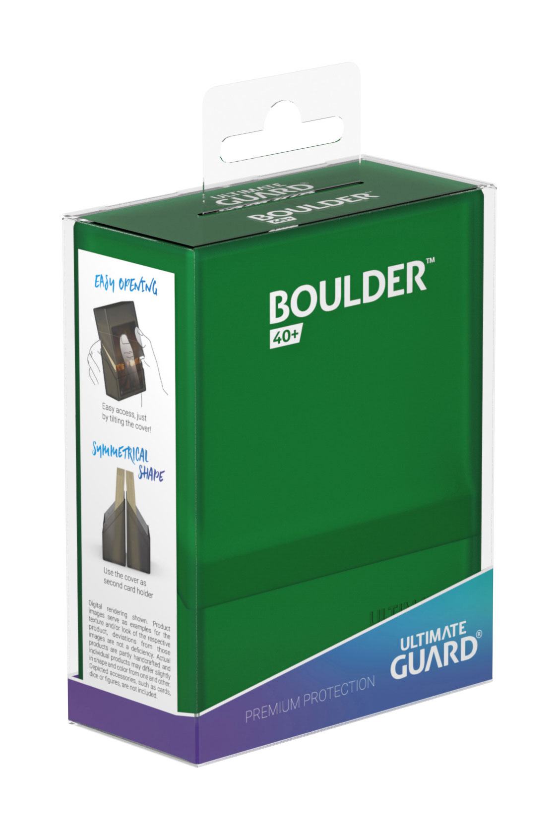 Ultimate Guard Boulder Deck Case 40+ Standardgröße Emerald Image 7