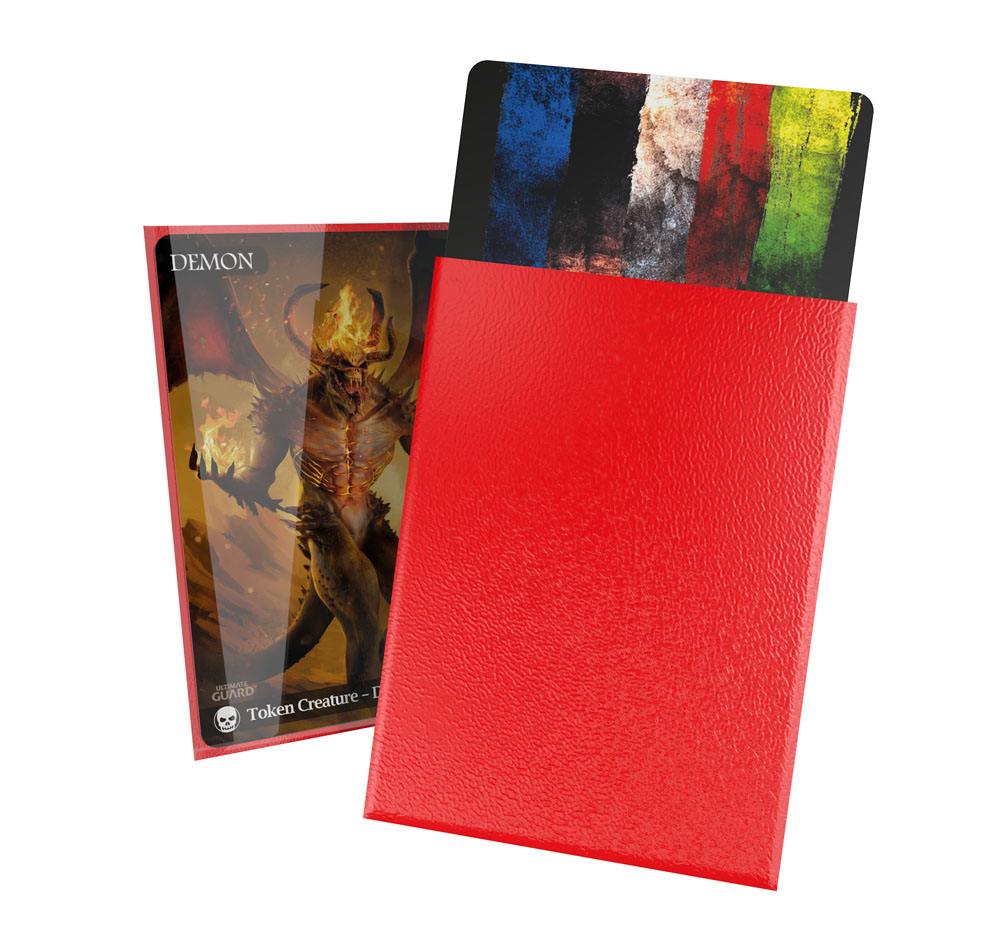 Ultimate Guard Cortex Sleeves Standard Size (100) - Red Image 2