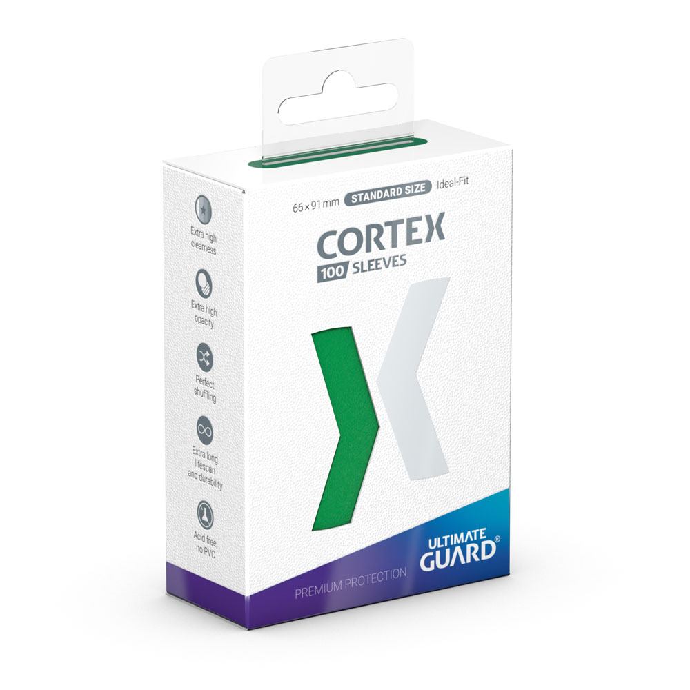 Ultimate Guard Cortex Sleeves Standard Size (100) - Green Image 1