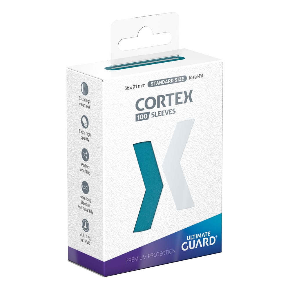 Ultimate Guard Cortex Sleeves Standard Size (100) - Petrol Image 1