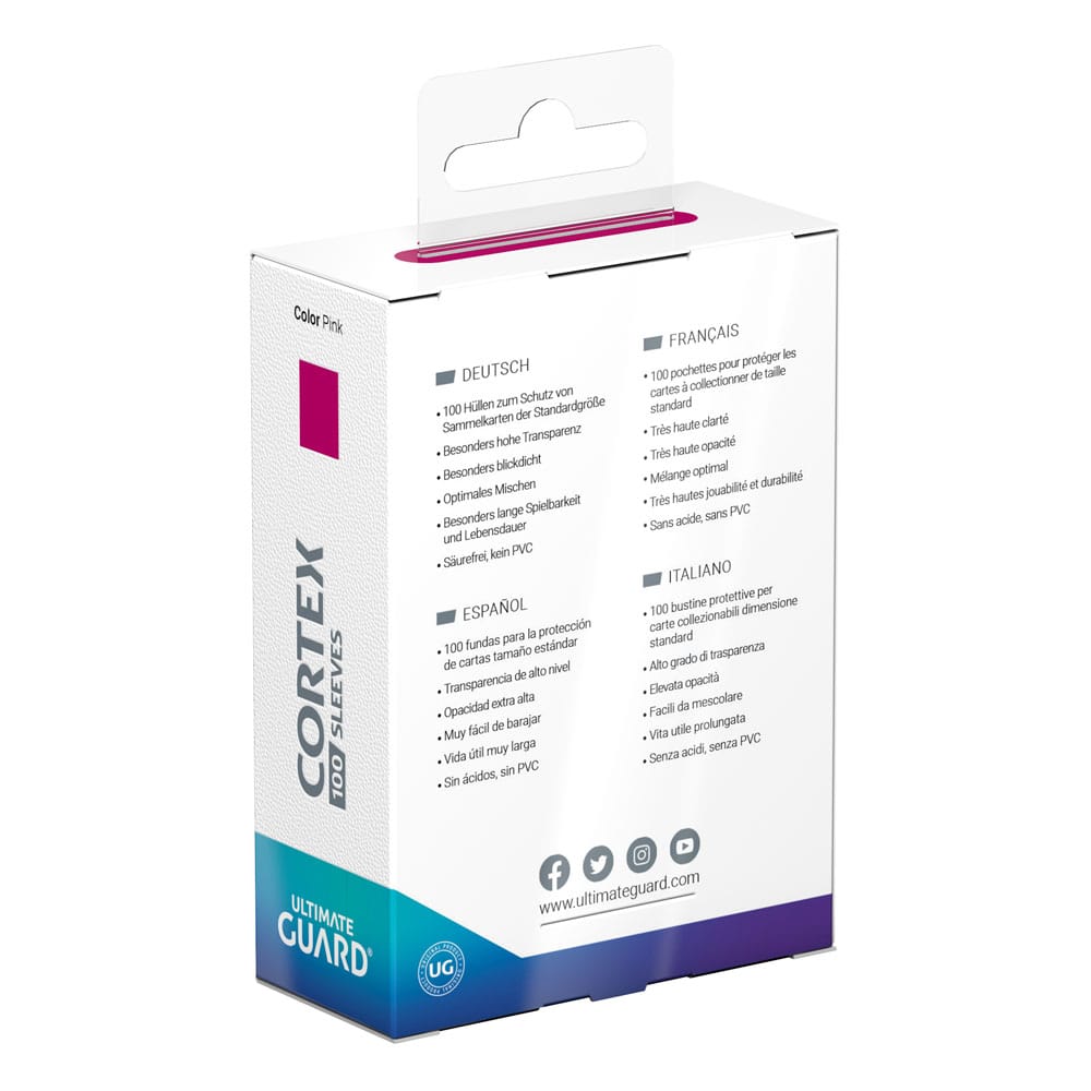 Ultimate Guard Cortex Sleeves Standardgröße Pink (100) Image 4