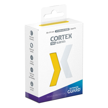 Ultimate Guard Cortex Sleeves Standard Size (100) - Yellow Image 1