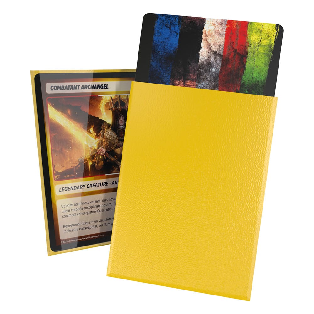 Ultimate Guard Cortex Sleeves Standard Size (100) - Yellow Image 2