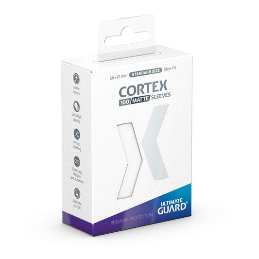 Ultimate Guard Cortex Sleeves Matte Standard Size (100) - White Image 1