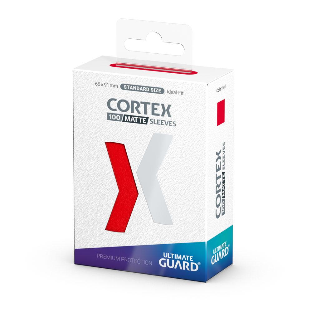 Ultimate Guard Cortex Sleeves Matte Standard Size (100) - Red Image 3
