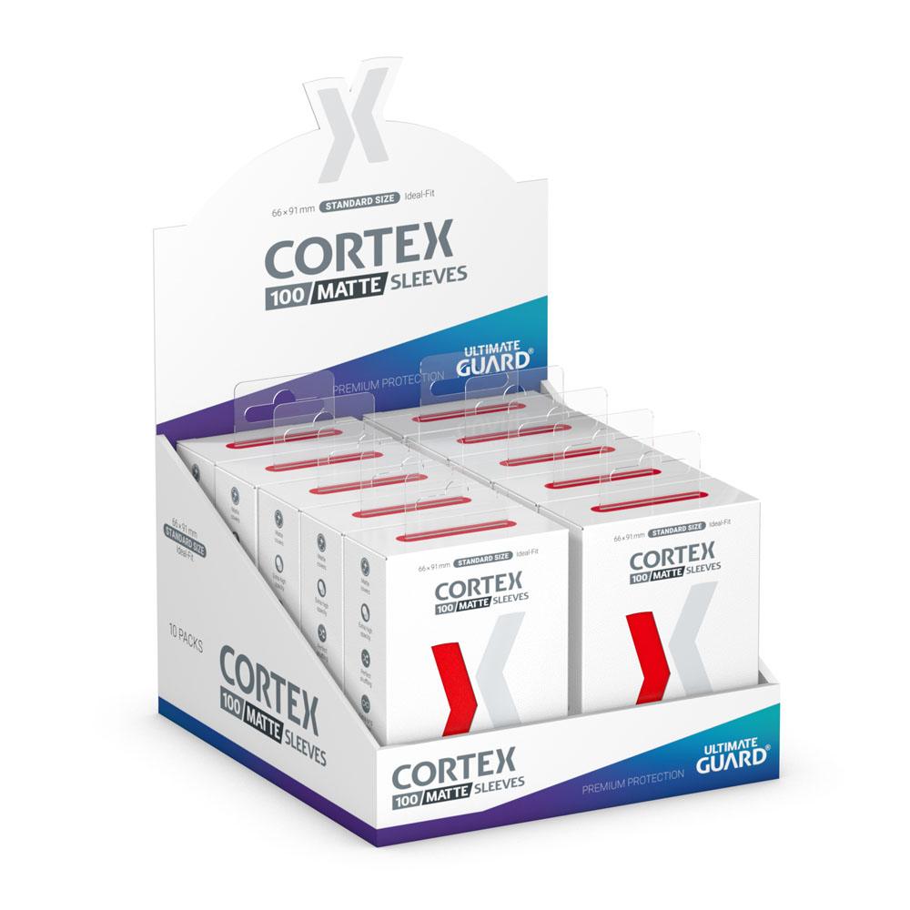 Ultimate Guard Cortex Sleeves Matte Standard Size (100) - Red Image 5