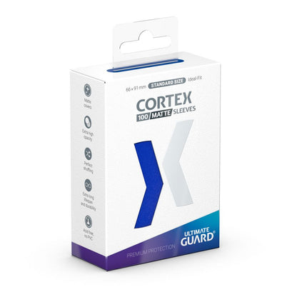 Ultimate Guard Cortex Sleeves Matte Standard Size (100) - Blue Image 1