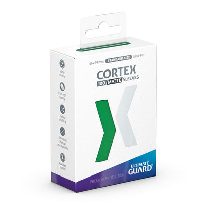 Ultimate Guard Cortex Sleeves Matte Standard Size (100) - Green Image 1