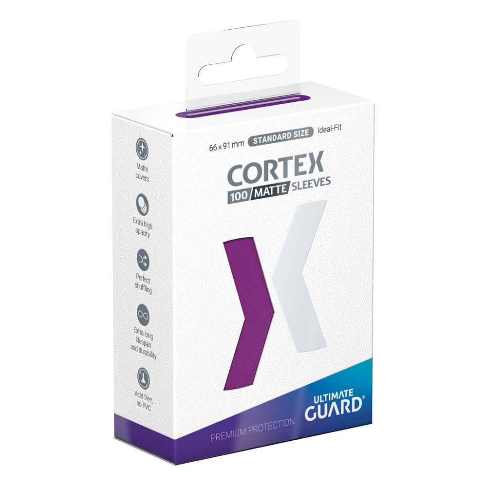 Ultimate Guard Cortex Sleeves Matte Standard Size (100) - Purple Image 1