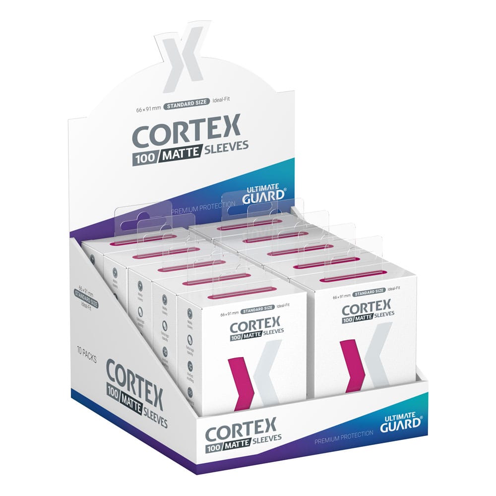 Ultimate Guard Cortex Sleeves Matte Standard Size (100) - Pink Image 5