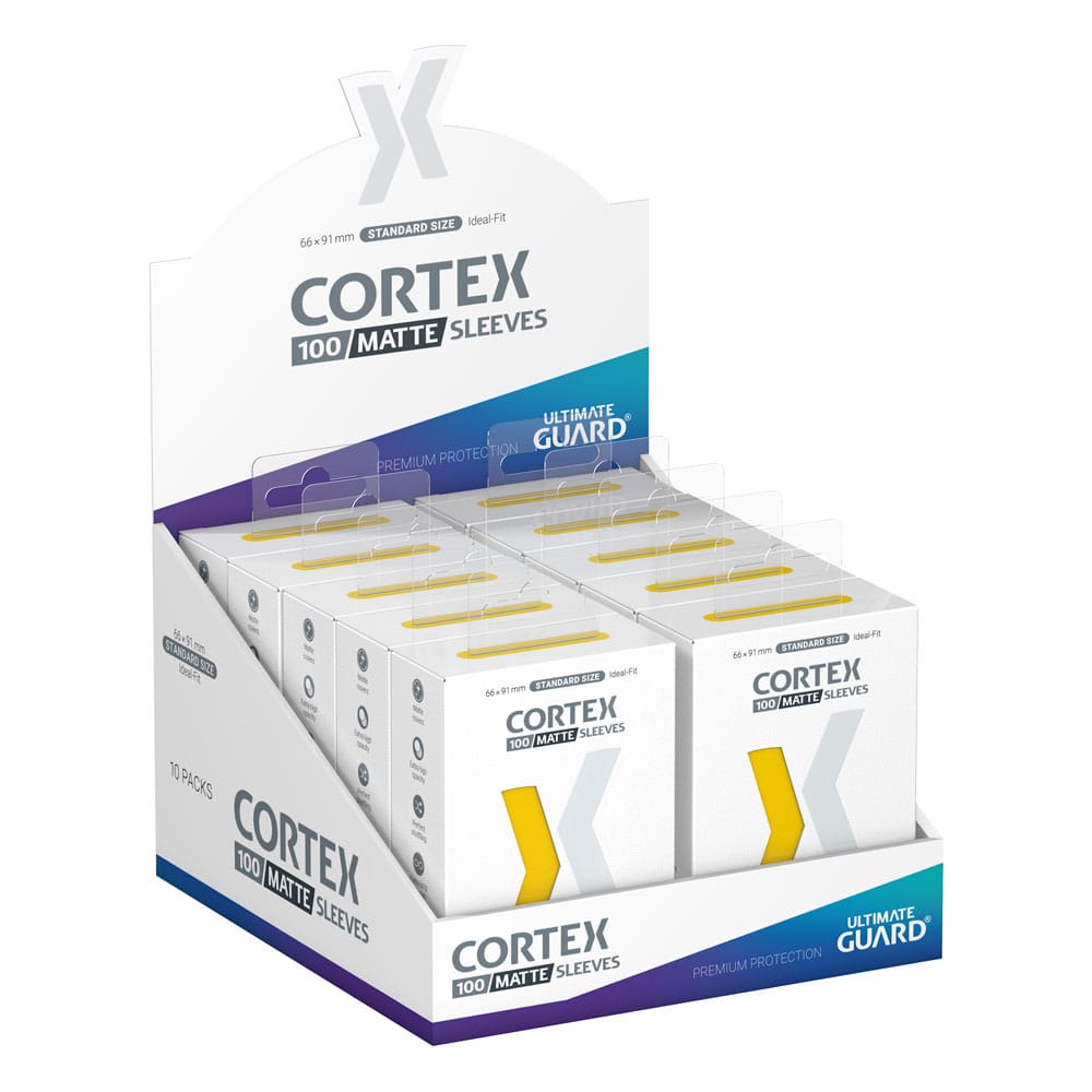 Ultimate Guard Cortex Sleeves Matte Standard Size (100) - Yellow Image 5