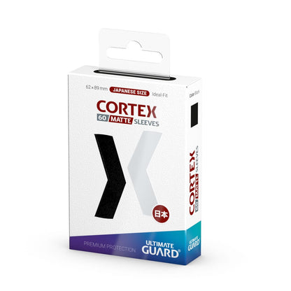 Ultimate Guard Cortex Sleeves Matte Japanese Size (60) - Black Image 3